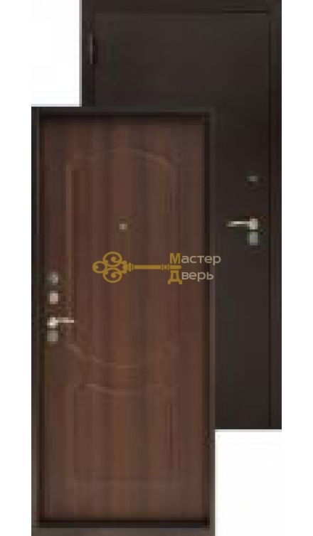 Дверь входная Аргус 11, 2 замка, 1,5 мм металл, (медь антик+дуб рустикальный)