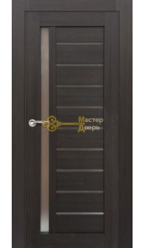 Дверь межкомнатная Экошпон Дера Мастер 691Б. Венге, остекленная.