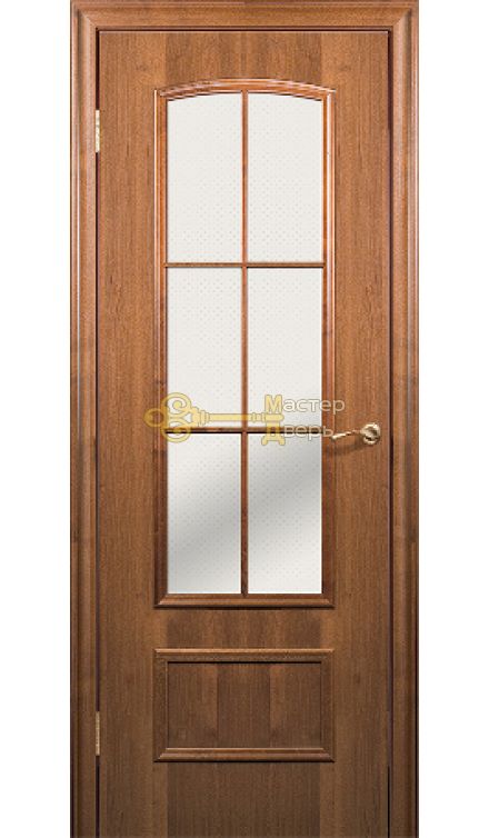 Дверь Краснодеревщик CPL ДО 208, цвет тёмный орех.