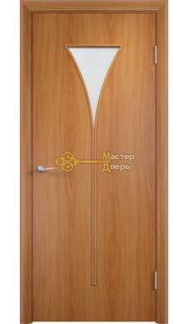 Дверь ламинированная Рюмка С-4, миланский орех.