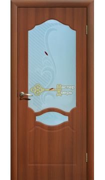 Дверь ПВХ Венеция П0, итальянский орех.