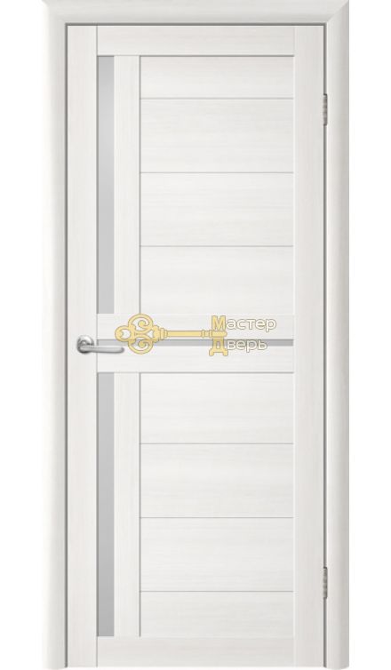Дверь TrendDoors TDT-5 стекло белое, цвет лиственница белая.