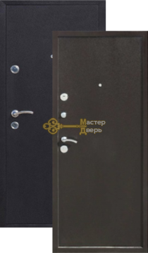 Дверь Йошкар, Металл\металл, 2 замка, 1,2 мм сталь, (медь антик)