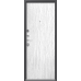Тёплая входная дверь Легион L-7. 2 замка, 1,5 мм металл, серый шёлк+белое дерево.
